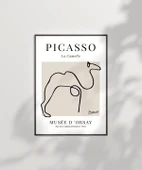 Çerçevesiz Poster Picasso Tarzı Deve Tablosu - 6