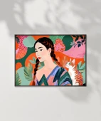 Çerçevesiz Poster Zarif Bir Bakış thumbnail 7