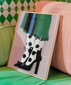 Çerçevesiz Poster Puantiye ve Topuk Zarafeti thumbnail 5