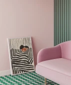 Çerçevesiz Poster Çizgisel Huzur thumbnail 4