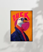 Çerçevesiz Poster Şık Ördek thumbnail 1