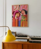 Çerçevesiz Poster Bağların Renkli Yüzü thumbnail 3