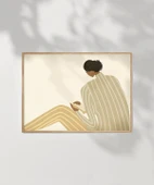 Çerçevesiz Poster Çizgilerle Sessizlik thumbnail 6