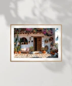 Çerçevesiz Poster Doğanın Renkleriyle Süslenen Ev thumbnail 7