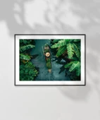 Çerçevesiz Poster Tropikal Nehirde Yolculuk thumbnail 6