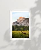 Çerçevesiz Poster Vahşi Yaşam ve Dağlar thumbnail 2