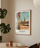 Çerçevesiz Poster Tarihi Sevilla thumbnail 3