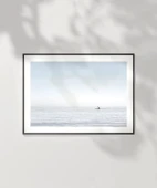 Çerçevesiz Poster Denizde Tek Başına thumbnail 6