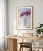 Çerçevesiz Poster Mor Çiçeklerin Gölgesinde thumbnail 5