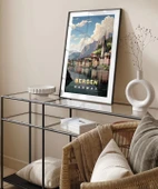 Çerçevesiz Poster Bergen’in Renkli Evleri thumbnail 4