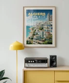 Çerçevesiz Poster Algiers Coastal Serenity thumbnail 3