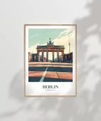 Çerçevesiz Poster Berlin Seyahat thumbnail 7
