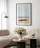 Çerçevesiz Poster Kumsaldaki Kayık thumbnail 5