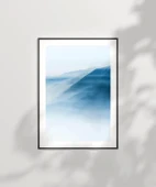 Çerçevesiz Poster Mavi Dağların Sakinliği thumbnail 6