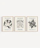 Çerçevesiz Poster Sanat Tarihinden İlham 3'lü thumbnail 6