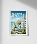 Çerçevesiz Poster Algiers Coastal Serenity thumbnail 1