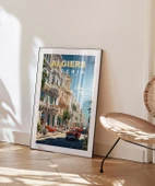 Çerçevesiz Poster Akdeniz Cezayir Sokak Manzarası thumbnail 5