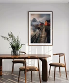 Çerçevesiz Poster Kuzey Kıyısındaki Evler thumbnail 5