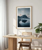 Çerçevesiz Poster Yansıyan Zirveler thumbnail 3