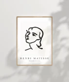 Çerçevesiz Poster Henri Matisse Soyut Portre thumbnail 7