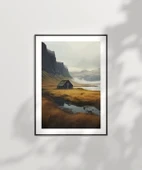 Çerçevesiz Poster Dağların Sessizliği thumbnail 6