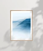 Çerçevesiz Poster Mavi Dağların Sakinliği thumbnail 7