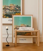 Çerçevesiz Poster Antik ve Modern Şehir thumbnail 4