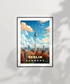 Çerçevesiz Poster Sonbaharda Berlin Gökyüzü thumbnail 6