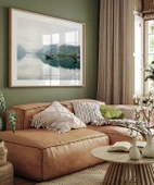 Çerçevesiz Poster Sakin Göl Manzarası thumbnail 3