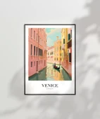 Çerçevesiz Poster Gondollar Şehri thumbnail 7