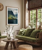 Çerçevesiz Poster Nehir Kıyısında Huzur thumbnail 3