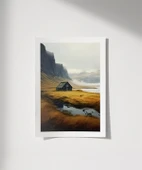 Çerçevesiz Poster Dağların Sessizliği thumbnail 1