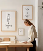 Çerçevesiz Poster Doğadan İlham Alan İncil 3'lü thumbnail 4