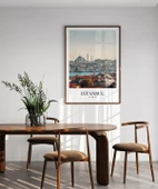 Çerçevesiz Poster Timeless Istanbul Skyline - 4