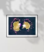 Çerçevesiz Poster Yaprak Yansımaları thumbnail 6