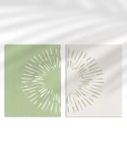 Çerçevesiz Poster Doğa Esintili 2'li thumbnail 1