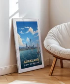 Çerçevesiz Poster Auckland Sanat Baskısı thumbnail 3