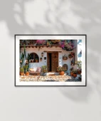 Çerçevesiz Poster Doğanın Renkleriyle Süslenen Ev thumbnail 6