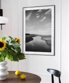 Çerçevesiz Poster Monokrom Dinginlik thumbnail 3