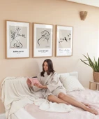 Çerçevesiz Poster Bohème ve Simplicity Dekoratif 3'lü - 5