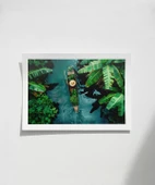 Çerçevesiz Poster Tropikal Nehirde Yolculuk thumbnail 1