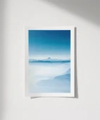 Çerçevesiz Poster Sislerin İçindeki Dağlar thumbnail 1