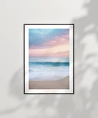 Çerçevesiz Poster Dingin Dalgalar thumbnail 6