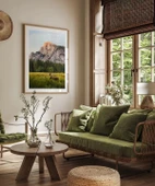 Çerçevesiz Poster Vahşi Yaşam ve Dağlar thumbnail 3