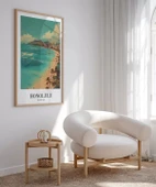 Çerçevesiz Poster Palmiye Rüzgarında Honolulu thumbnail 3