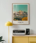 Çerçevesiz Poster Antik ve Modern Şehir thumbnail 3