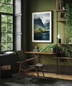 Çerçevesiz Poster Nehir Kıyısında Huzur thumbnail 5