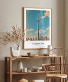 Çerçevesiz Poster Gökyüzüne Dokunan Toronto thumbnail 5