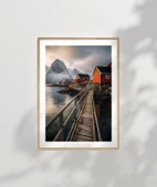 Çerçevesiz Poster Kuzey Kıyısındaki Evler thumbnail 7