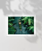 Çerçevesiz Poster Tropikal Nehirde Yolculuk thumbnail 2